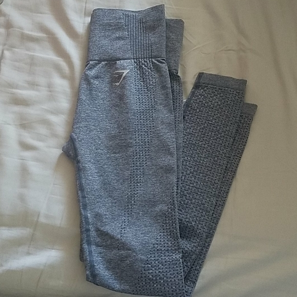 Steel Blue Gymshark Vital Seamless Leggings S - Picture 5 of 10